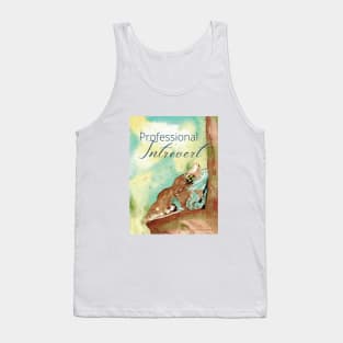 Professional Introvert Frog Tank Top